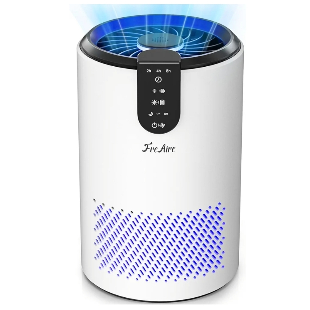 FreAire Air Purifiers for Home, Air Purifier for Bedroom Up to 538 Ft²/h, White